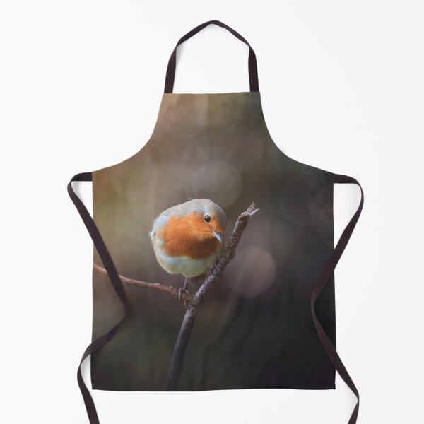 Item preview, Robin Redbrest in Autumn Garden. Great gift idea for Robin bird lover. designed and sold by Kipcio.