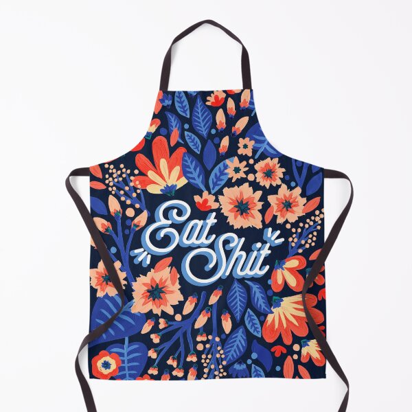 Item preview, Eat Sh*t – Navy & Coral designed and sold by Cat Coquillette.