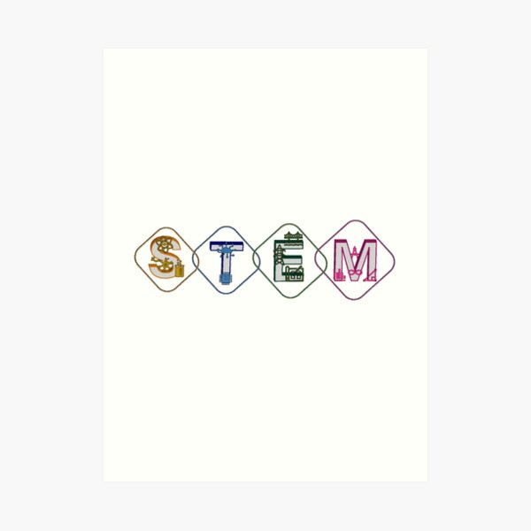 STEM for All Art Print
