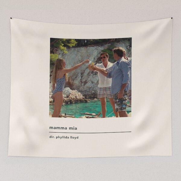 Item preview, minimalist mamma mia poster designed and sold by ☆ .*｡･.
