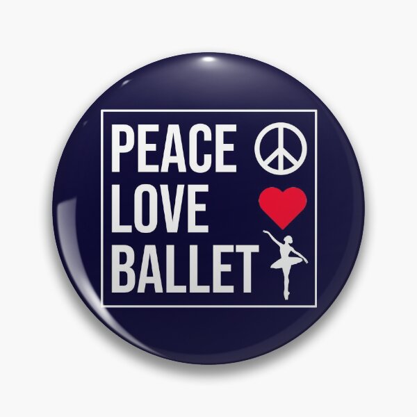 Item preview, Peace Love Ballet designed and sold by CatArtStore.