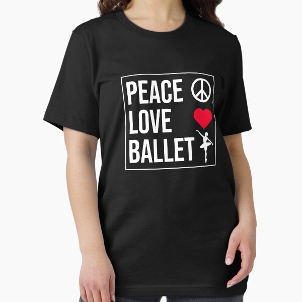 Item preview, Peace Love Ballet designed and sold by CatArtStore.