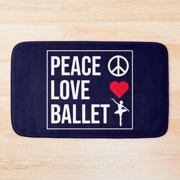 Item preview, Peace Love Ballet designed and sold by CatArtStore.