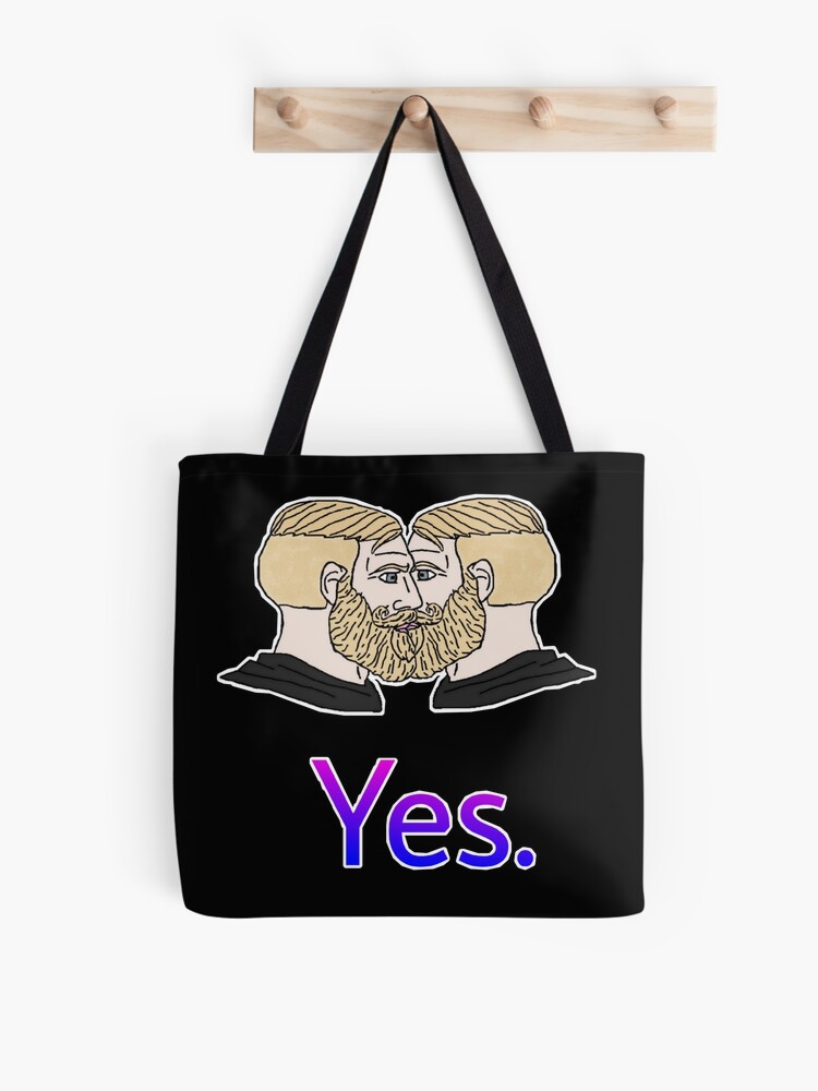 Yes Chad Nordic gamer meme king | Tote Bag