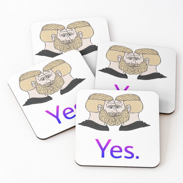 Item preview, Gay Yes Chad Meme designed and sold by marjard.