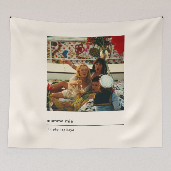 Item preview, minimalist mamma mia poster designed and sold by ☆ .*｡･.