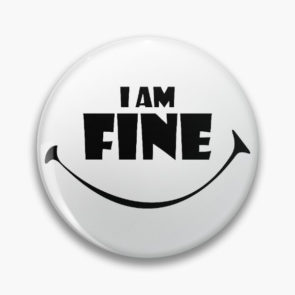 Item preview, I am fine white lie party designed and sold by IrisDesign20.