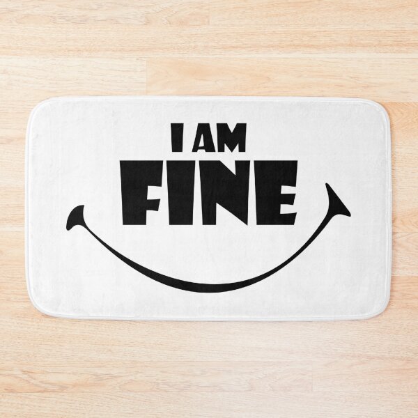Item preview, I am fine white lie party designed and sold by IrisDesign20.