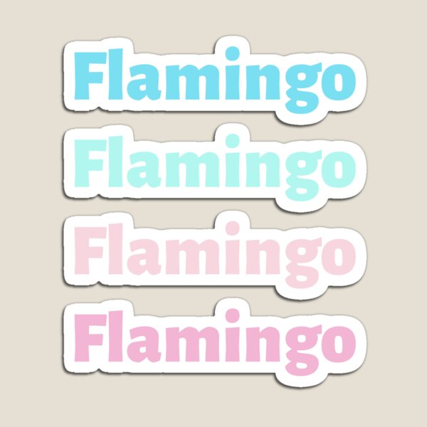 Albertsstuff Magnets Redbubble - flamingo youtube roblox id for just shapes