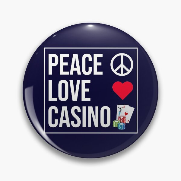 Item preview, Peace Love Casino designed and sold by CatArtStore.