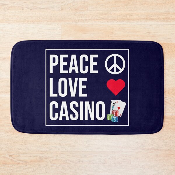 Item preview, Peace Love Casino designed and sold by CatArtStore.