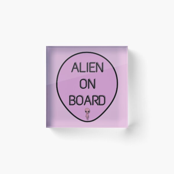 Item preview, Alien on Board designed and sold by jookies.