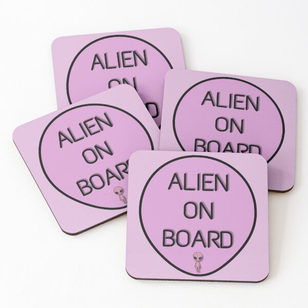 Item preview, Alien on Board designed and sold by jookies.