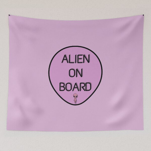Item preview, Alien on Board designed and sold by jookies.