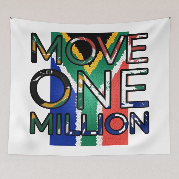 Item preview, Move One Million South Africa designed and sold by arendbotha.