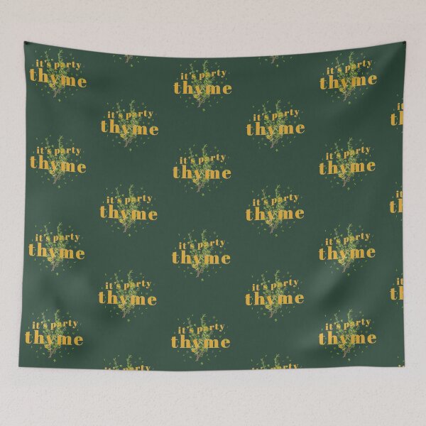 Item preview, It's Party Thyme - Funny Pun designed and sold by elijohn23.
