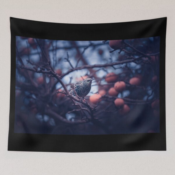 Item preview, Starling Among the Apples designed and sold by Kipcio.