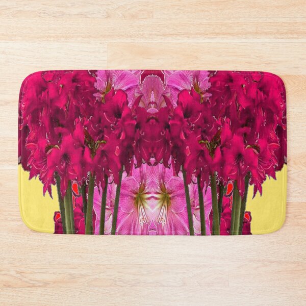Item preview,  RED & PINK AMARYLLIS FLOWER GARDEN FANTASY YELLOW ART designed and sold by sharlesart.