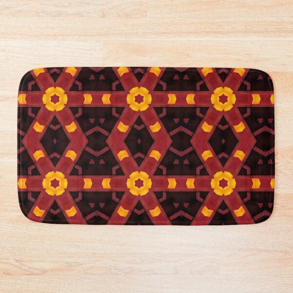 Item preview, Red and Yelloe Floral Pattern designed and sold by StheticStop.