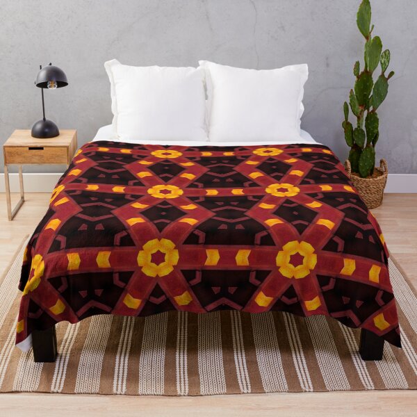Item preview, Red and Yelloe Floral Pattern designed and sold by StheticStop.