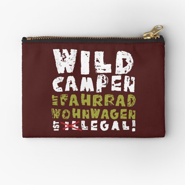Item preview, Wild camping with bicycle caravans is not illegal! designed and sold by wunderfamily.