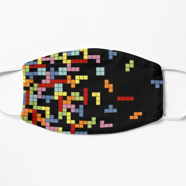 Tetris Face Masks Redbubble - roblox tetris hat