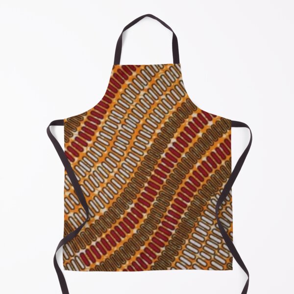 Item preview, Colorful White, Red, Orange African Wax Print designed and sold by africanvisuals.
