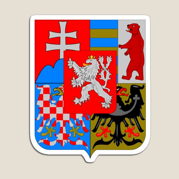 Coat of arms of Rusyns, based on the coat of arms of Subcarpathian Rus  Poster for Sale by keyser-soze-rb