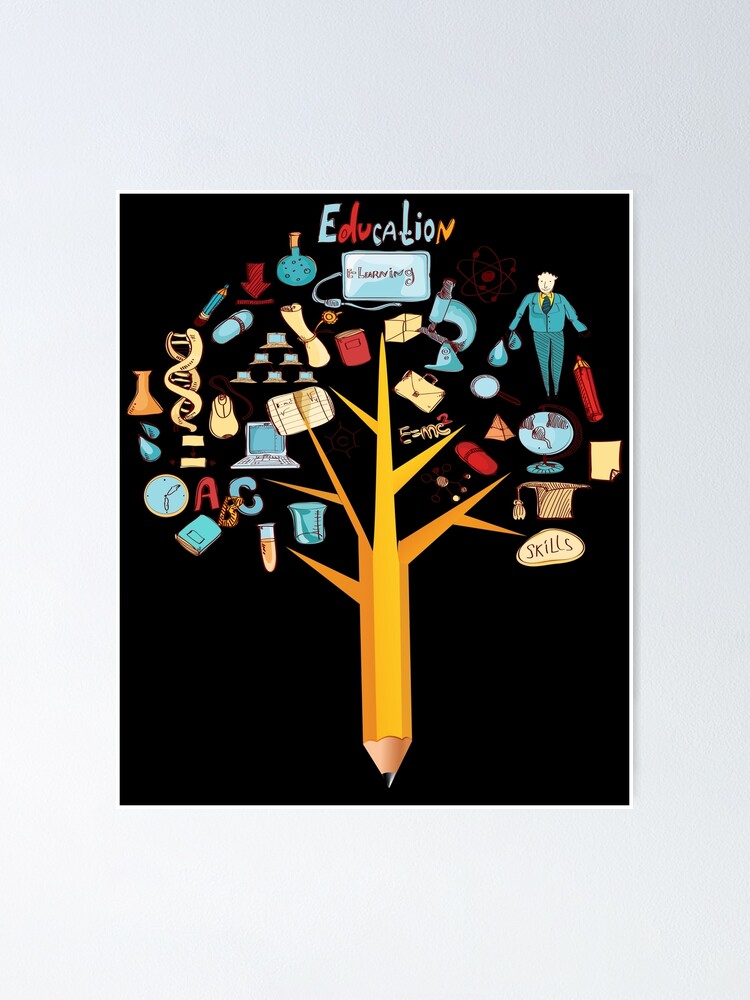 EdTech Graduation-Cap Poster - Educational Technology