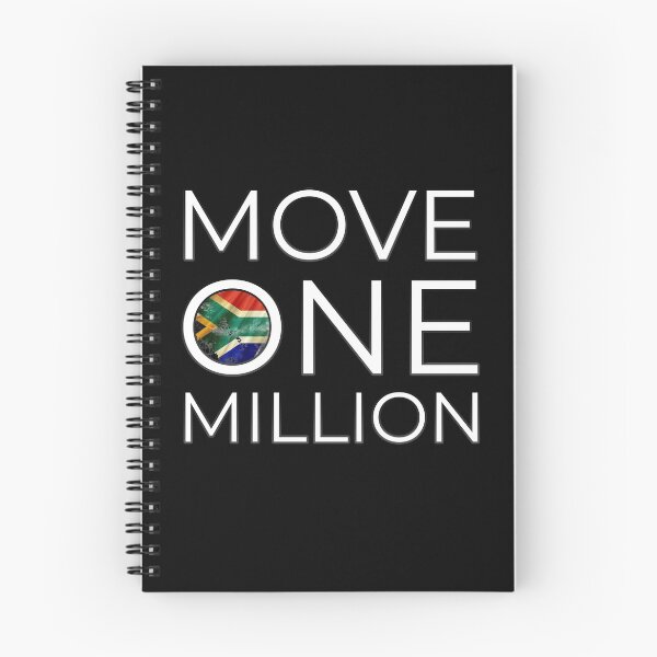 Item preview, Move One Million South Africa Flag designed and sold by arendbotha.