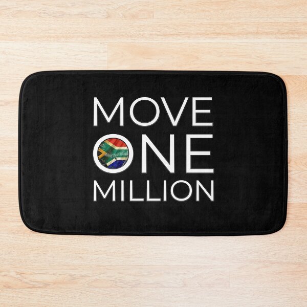 Item preview, Move One Million South Africa Flag designed and sold by arendbotha.