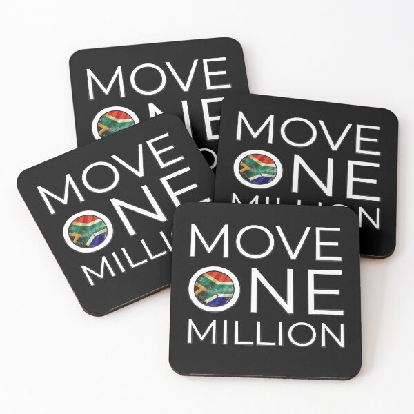 Item preview, Move One Million South Africa Flag designed and sold by arendbotha.