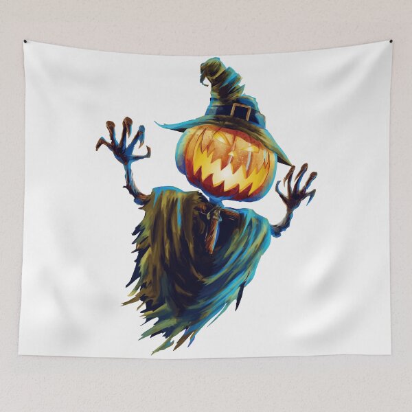 Item preview, Halloween Fun - Scary Pumpkin Scarecrow designed and sold by Designs By Creation.