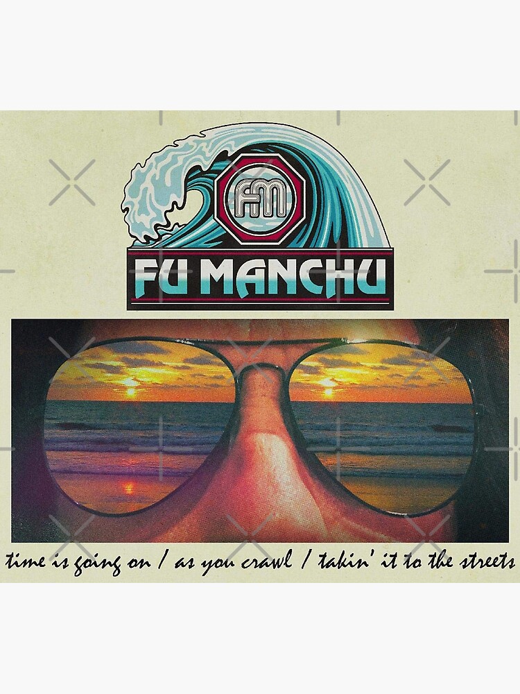 fu manchu シルクスクリーン　ポスター fu manchu シルクスクリーン ポスター fu manchu シルク