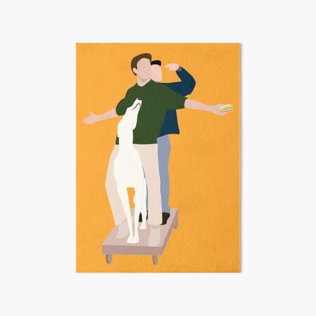 The Men are here Art Board Print