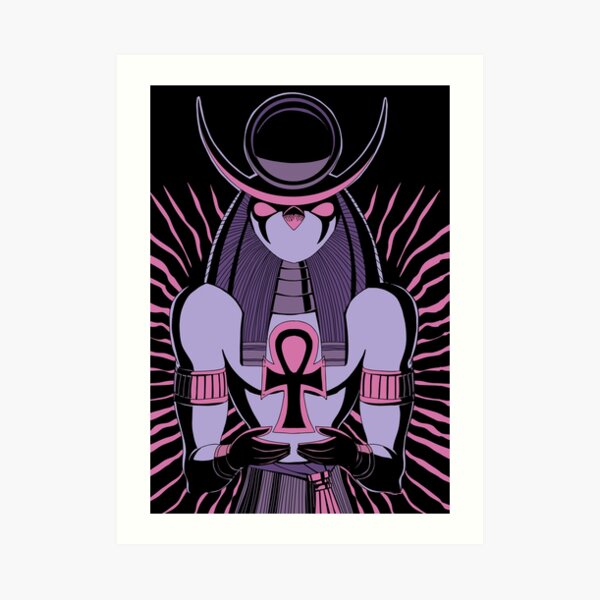 decoration illustration horus dieu egyptien Impression artistique