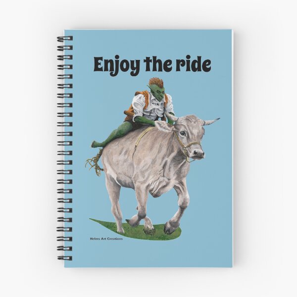 Item preview, Goblin Cowboy Cow Race Realistic Artwork designed and sold by HelmsArt.