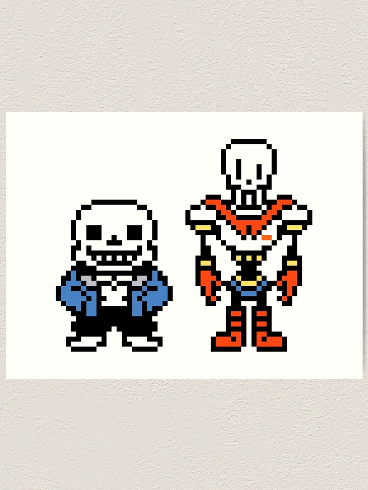 Pixel art sans look up