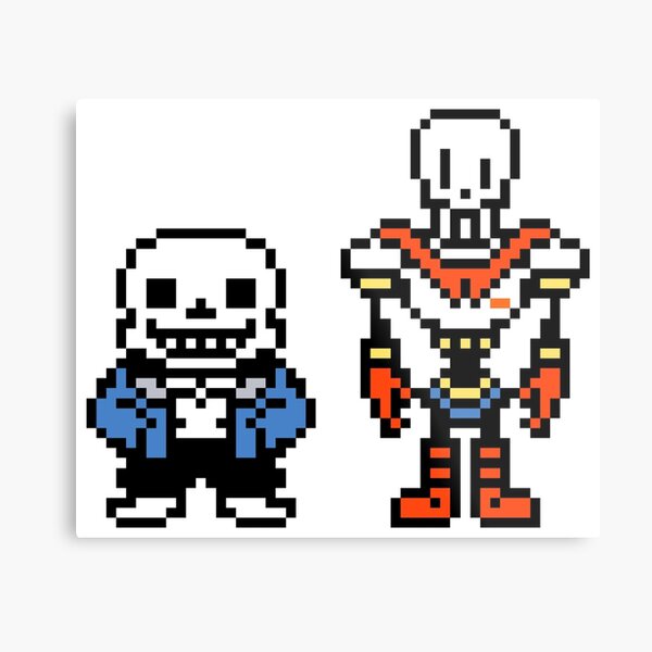 Lancer but its sans made for snas as a gift pixel art