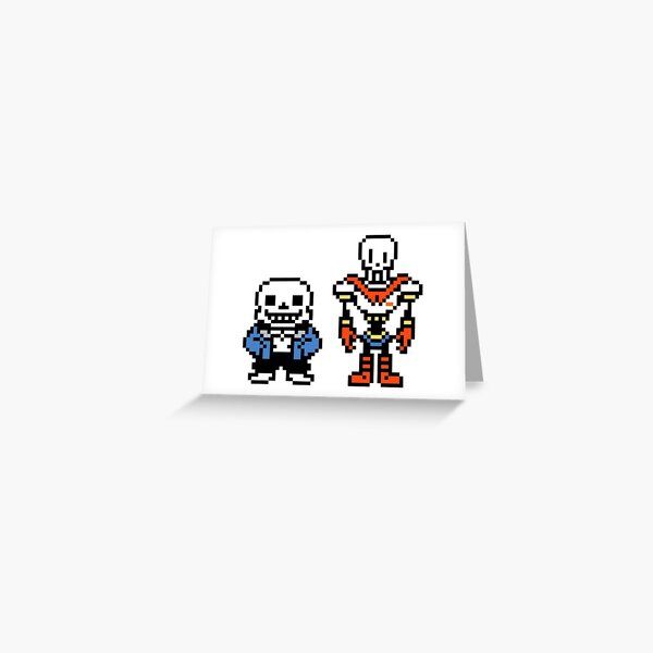 Undertale - Sans and Papyrus Greeting Card