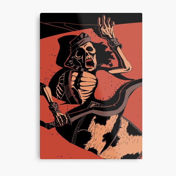 decoration illustration momie egyptien desert Impression métallique
