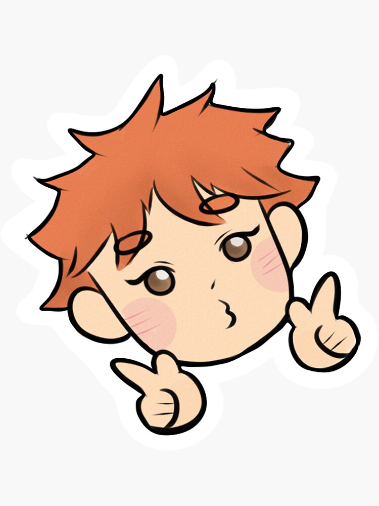 Haikyuu Hinata Sticker Sticker By Natsugmi Redbubble 4774