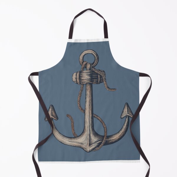 Item preview, Nautical Blue Anchor designed and sold by newburyboutique.