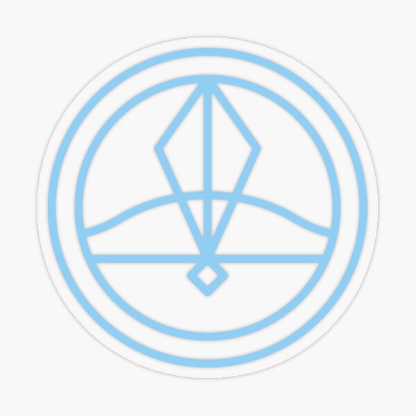Ice Glyph (The Owl House) Transparent Sticker