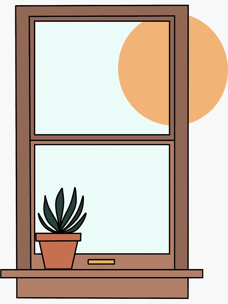Thumbnail 3 of 3, Sticker, Window designed and sold by riley17.