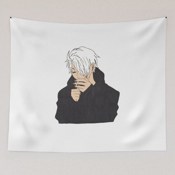 Item preview, Anime guy smoking designed and sold by MysticStudio.