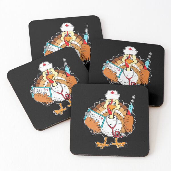 Item preview, Cute Nurse Doctor Thanksgiving Turkey Tee Gift For Men And Women, Halloween day, Thanksgiving day, Christmas day designed and sold by FalconTees.
