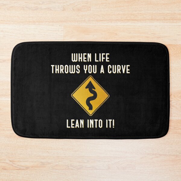 Item preview, Lean Into It Motorcycle Quote designed and sold by LadyDiBaldGuy.