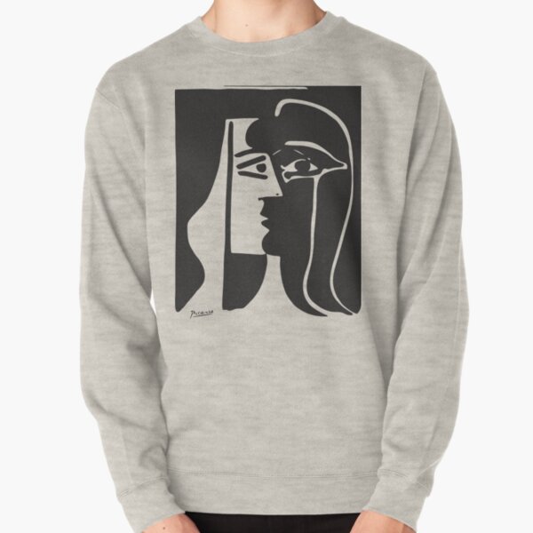 Pablo Picasso Famous Painting Kiss 1979 Picasso Artwork Reproduction Pullover Sweatshirt
