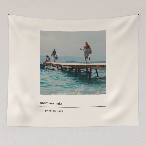 Item preview, minimalist mamma mia poster designed and sold by ☆ .*｡･.